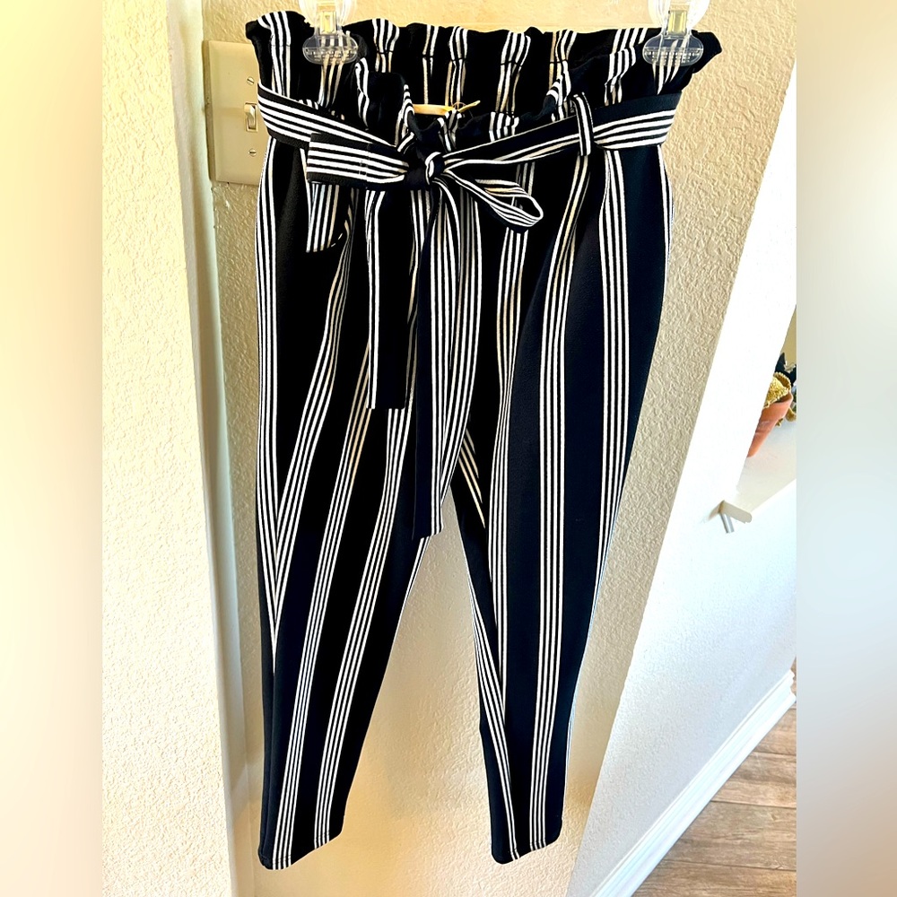 Paper bag dress pant